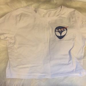 NASA alien crop top